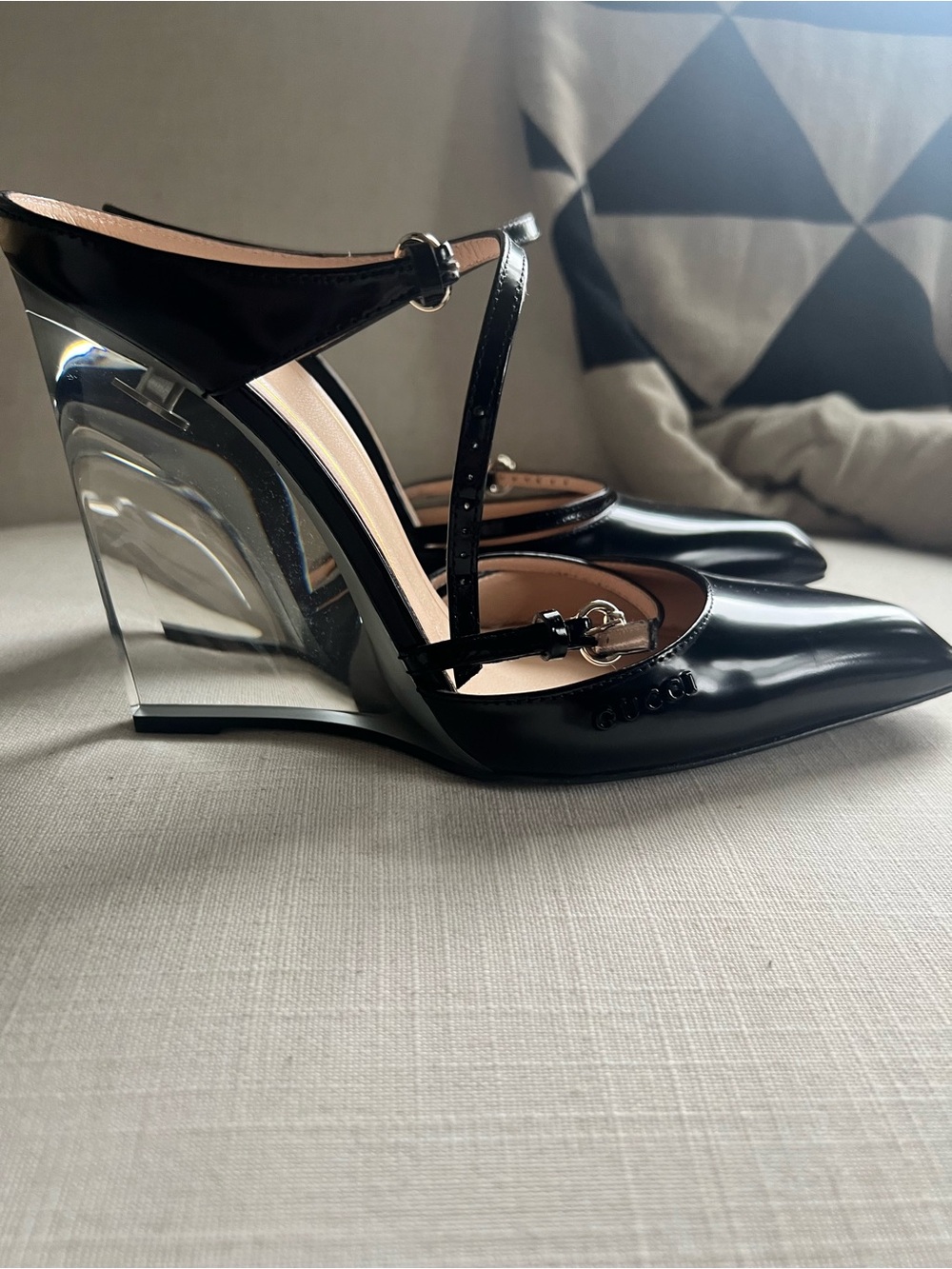 Gucci Regent Wedge Mule